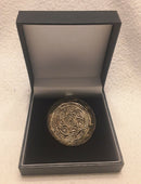 An Anglo Saxon Ladies ,Gilded Bronze, Saucer Type Cloak Brooch.