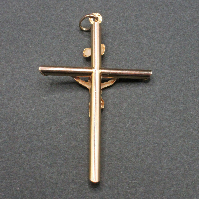 9ct gold Corpus Christi crucifix pendant