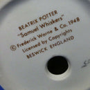 Beswick Beatrix Potter Figurine - Samuel Whiskers BP3C