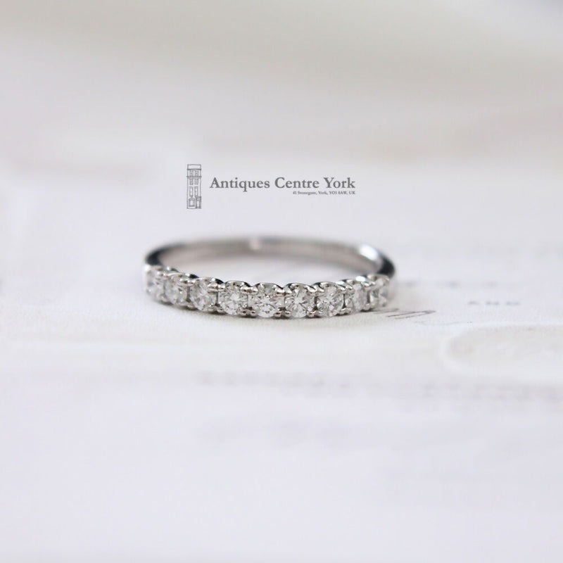 18ct White Gold Diamond Half Eternity 0.30ct