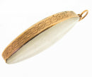 Georgian Navel Interest Gold Mourning Pendant