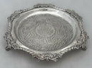 Lt Gen Henry Thomas, Peninsular War & War of 1812, Indian Silver Waiter. Mathie & Barron, Bombay. 13.9 ozt.
