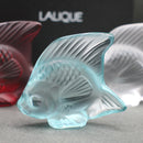 New Lalique: Persepolis blue fish seal/sculpture