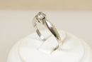 9ct White Gold Diamond Solitaire Ring