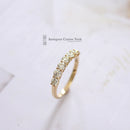 18ct Yellow Diamond 1.10cts Half Eternity Ring