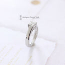 Platinum Princess Cut Diamond Solitaire 0.60ct