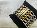 Vintage Christian Dior Chain Bracelet | Chr. Dior Germany | Gold & Silver Plated Designer Bracelet 1970s-1980s