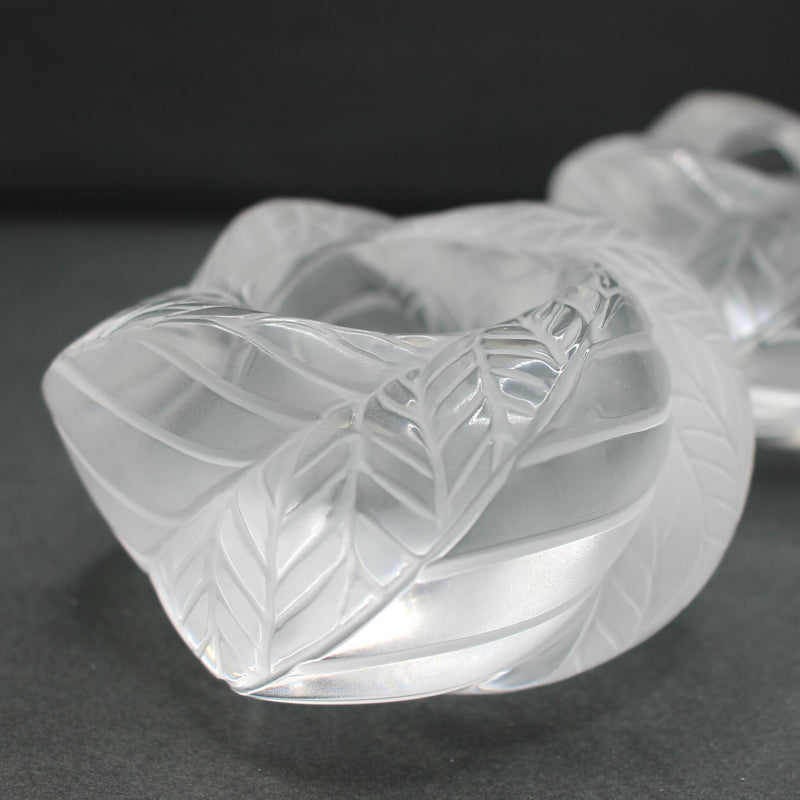 Pair-of-Lalique-leaf-design-candle-holders-25c002a