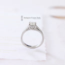 Platinum Princess Cut Diamond Solitaire 0.60ct
