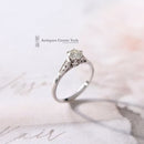 Vintage 18ct White Gold Diamond Solitaire 0.60ct