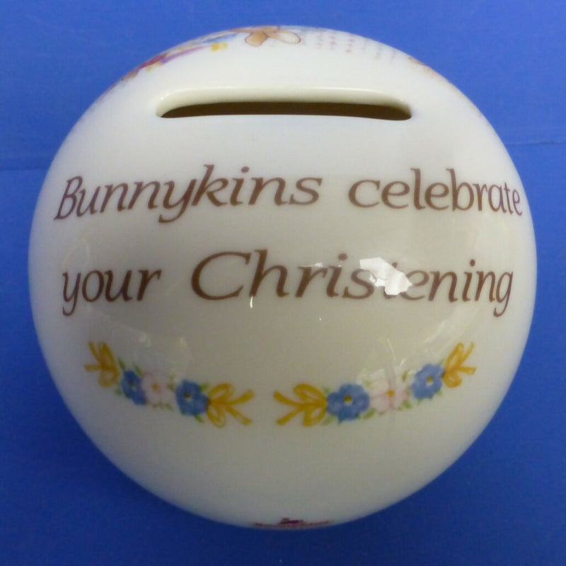 Royal Doulton Bunnykins Christening Money Box (Boxed)