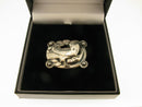 Vintage Georg Jensen Sterling Silver Dove Wreath Bird Brooch Design No 209