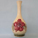 A Large Moorcroft Vase (10.23inch) in the Hibiscus Design by Walter Moorcroft