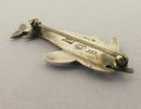 Vintage Georg Jensen Sterling Silver Double Dolphin Brooch Design No 317