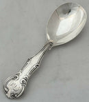 Victorian Silver Caddy Spoon. London 1854, Charles Wallis.
