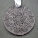 New Lalique: 2024 Dusky purple crystal “Lierre” Christmas ornament
