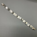 Mexican silver and abalone bracelet