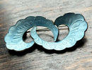 Modern Mid Century Norwegian Ivar T Holmsen Sterling Silver Powder Blue Enamel Brooch