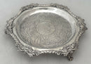 Lt Gen Henry Thomas, Peninsular War & War of 1812, Indian Silver Waiter. Mathie & Barron, Bombay. 13.9 ozt.