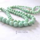 28" Long Jade Necklace