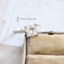 Platinum Certified Princess Cut Diamond Solitaire 1.53cts