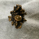 Modernist bronze ring by Pentti Sarpaneva