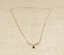 9ct Gold Sapphire & Diamond Necklet