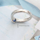 Boodles Platinum & Sapphire Ring