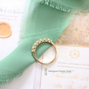 18ct Yellow Diamond 1.10cts Half Eternity Ring