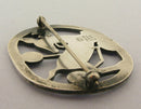 Vintage Georg Jensen Sterling Silver Kneeling Deer Brooch Design No 256
