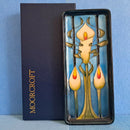 A Moorcroft Pen Tray in the Calla Lily Design by Emma Bossons
