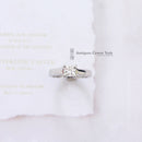 Platinum Princess Cut Diamond Solitaire 0.60ct