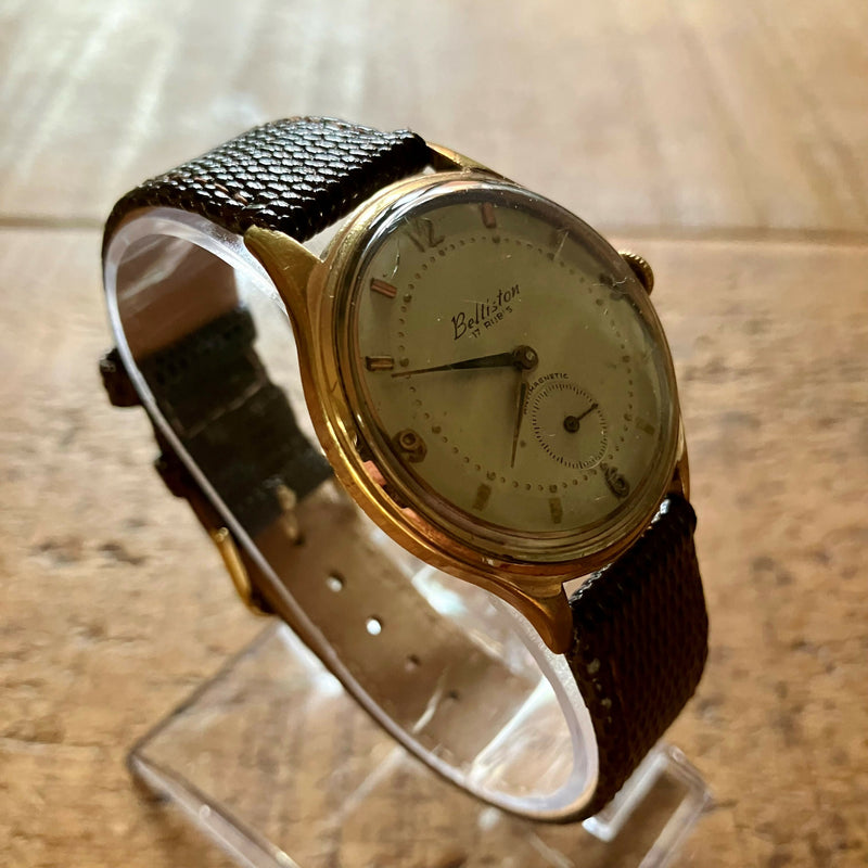 Beltiston Mens watch | Gold Plated | Manual Wind