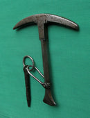 Antique 18TH Century Steel Flintlock Musket Combination Tool/Flint Knapping Etc