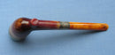 Antique Silver Mounted Meershaum Smoking Pipe/Amber Mouthpiece/Birmingham 1893/Cased