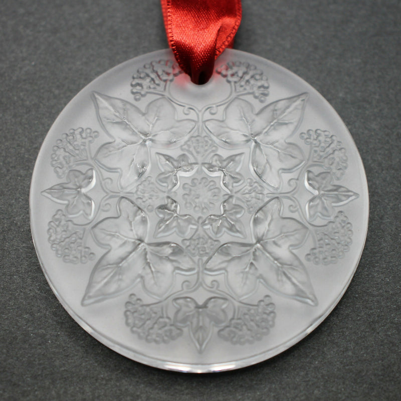 New-Lalique-2024-Clear-crystal-Lierre-Christmas-ornament-24i012b