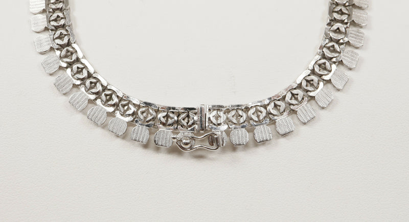 Silver Collarette Necklace