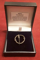 A Medieval, Small Solid Silver Ring Brooch.