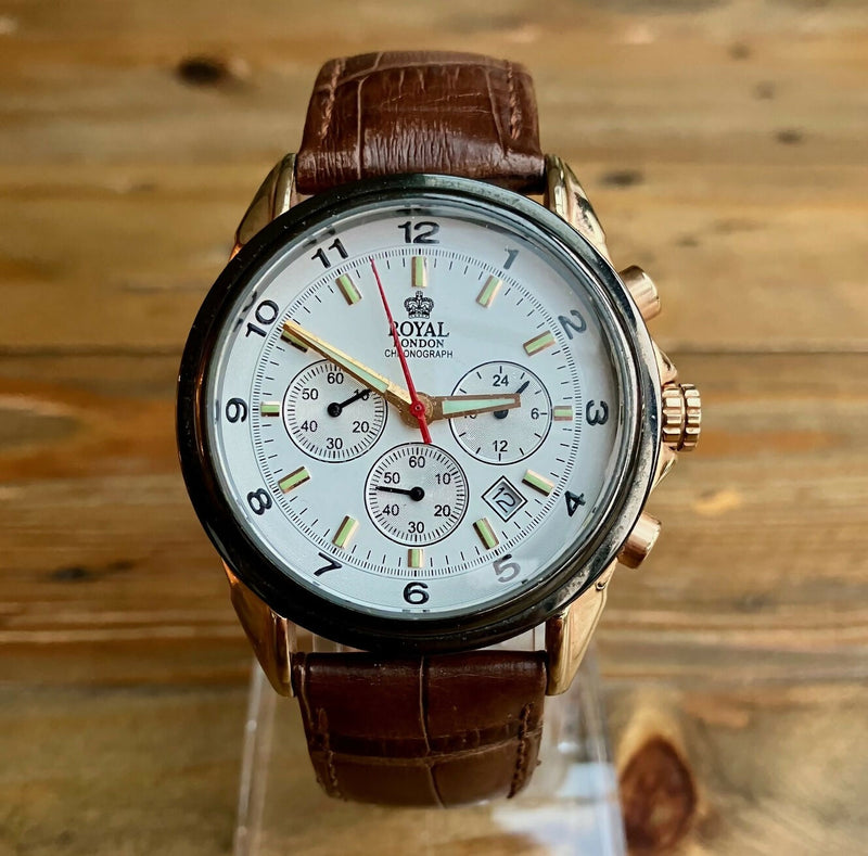 Royal london chronograph watch sale