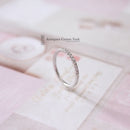 18ct White Gold Diamond Half Eternity Ring 0.33ct