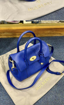 MULBERRY BAYSWATER Blue Leather Crossbody / Carry Bag