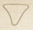 Silver Flat Curb Link Necklace Chain
