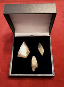 A Group Of Three Stone Age, Neolithic Period , Flint Arrow Heads.