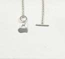 Classic Kit Heath Sterling Silver Belcher Chain & Heart Necklace