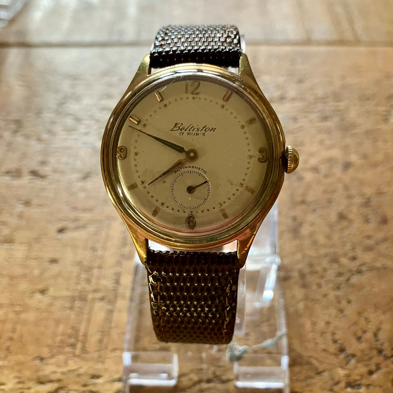 Beltiston Mens watch | Gold Plated | Manual Wind