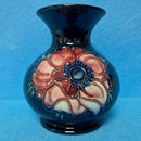 A Moorcroft Vase in the Anemone Design