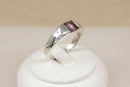 Stylish Kit Heath Sterling Silver & Amethyst Geometric Ring