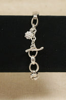 Silver Multi Gem Bracelet by Dower & Hall