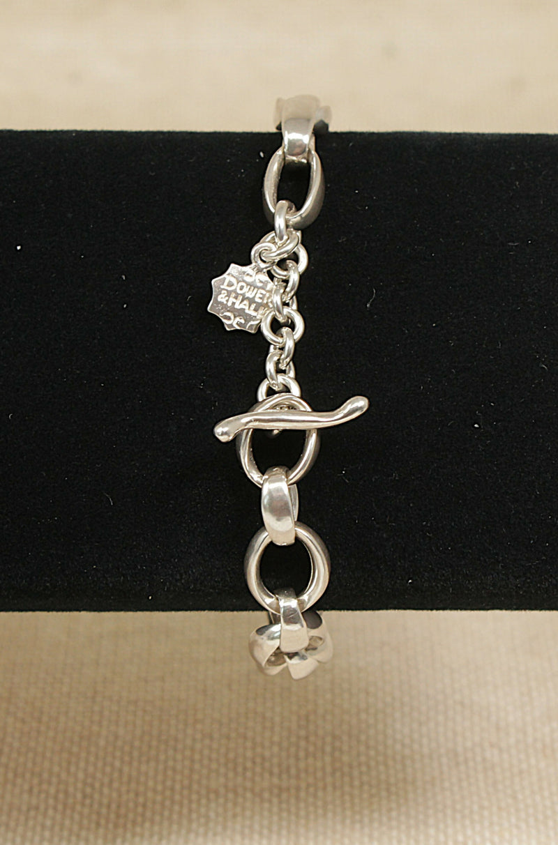 Silver Multi Gem Bracelet by Dower & Hall