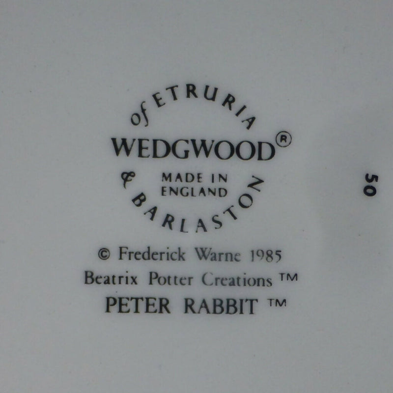 Wedgwood Beatrix Potter Peter Rabbit Happy Birthday Plate - 1986